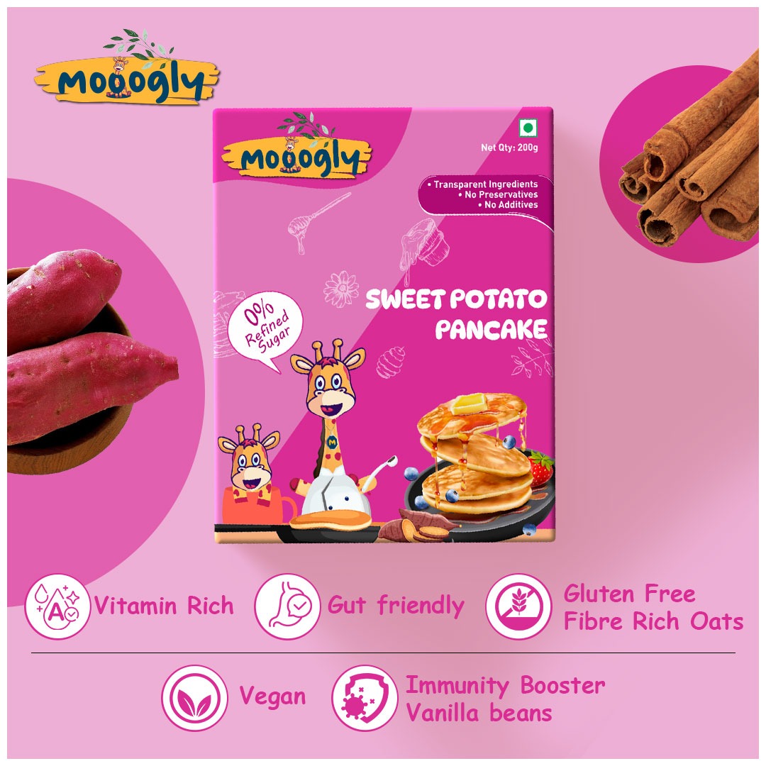 Sweet & Savory Duo (Moong and Amaranth Chilla, Sweet Potato Pancake)